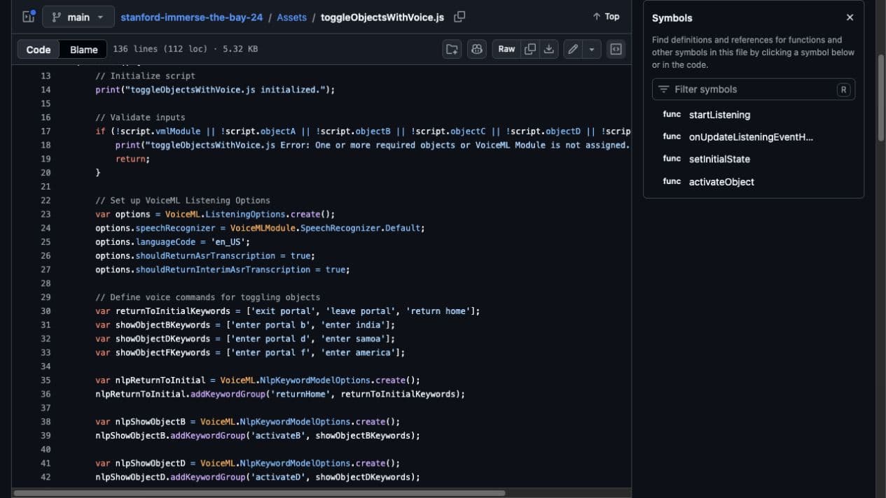 Portals: Phrase-routed destination states