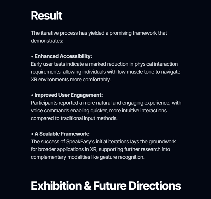 SpeakEasy: Documented participant outcomes