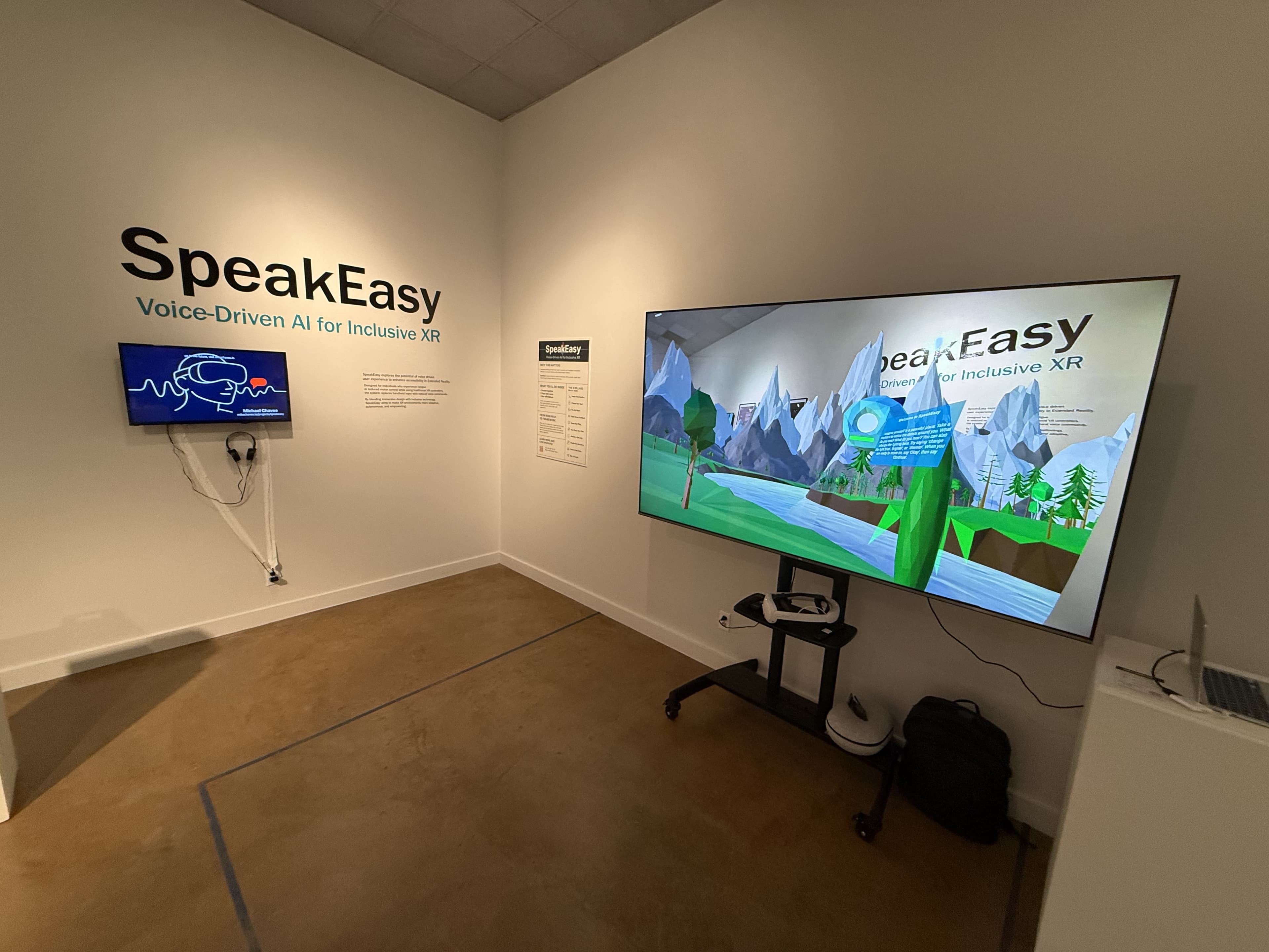 SpeakEasy: Interactive thesis exhibition