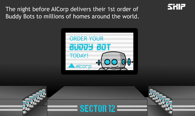 Die, AI!: AICorp launch narrative