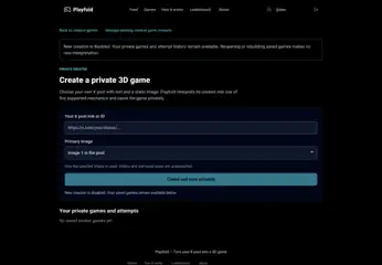 Playfold: Creator source: owned post and selected static image