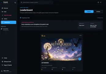 Playfold: Leaderboard: verified Season game rankings