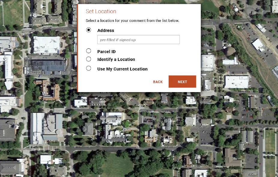 GeoVoice: Location-selection prototype