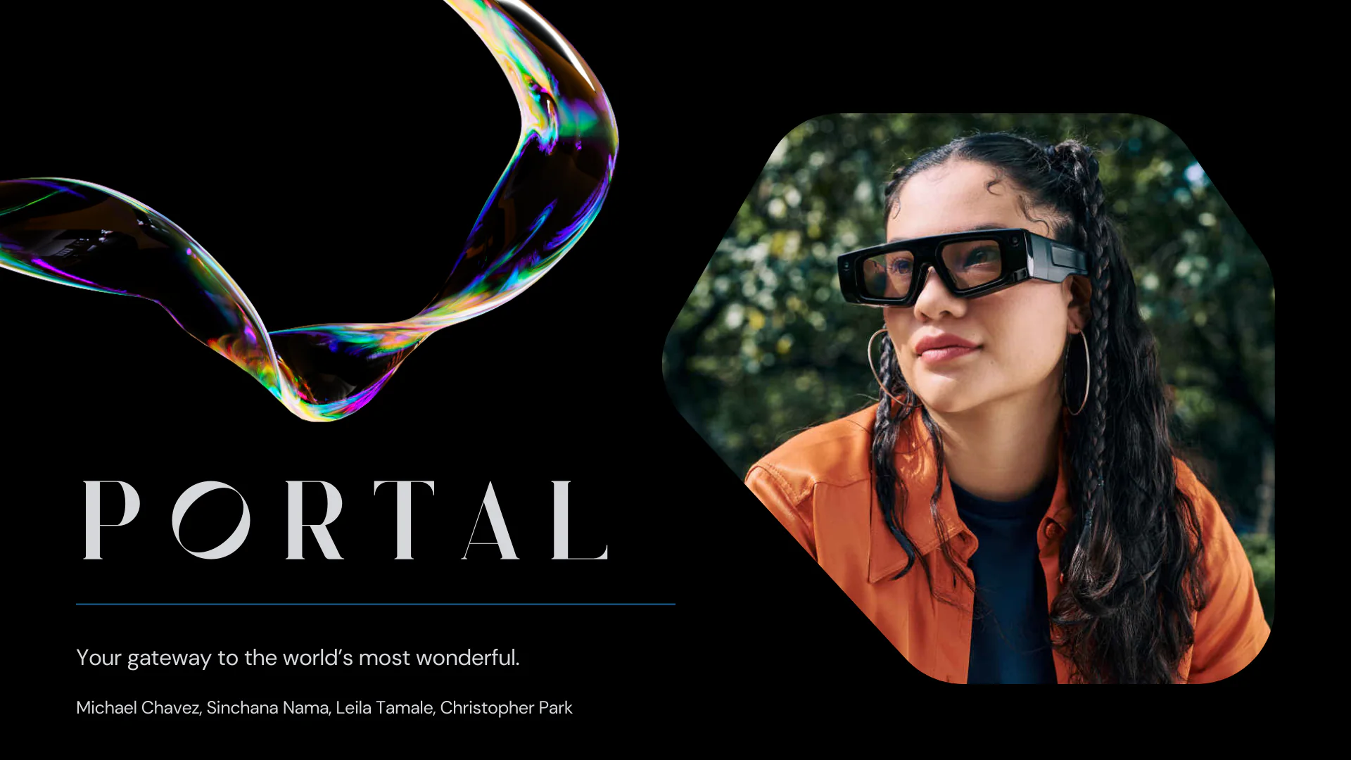 Portals: Four-person hackathon showcase