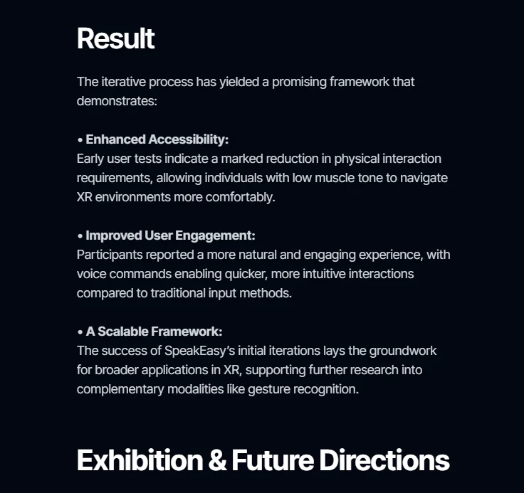 SpeakEasy: Documented participant outcomes