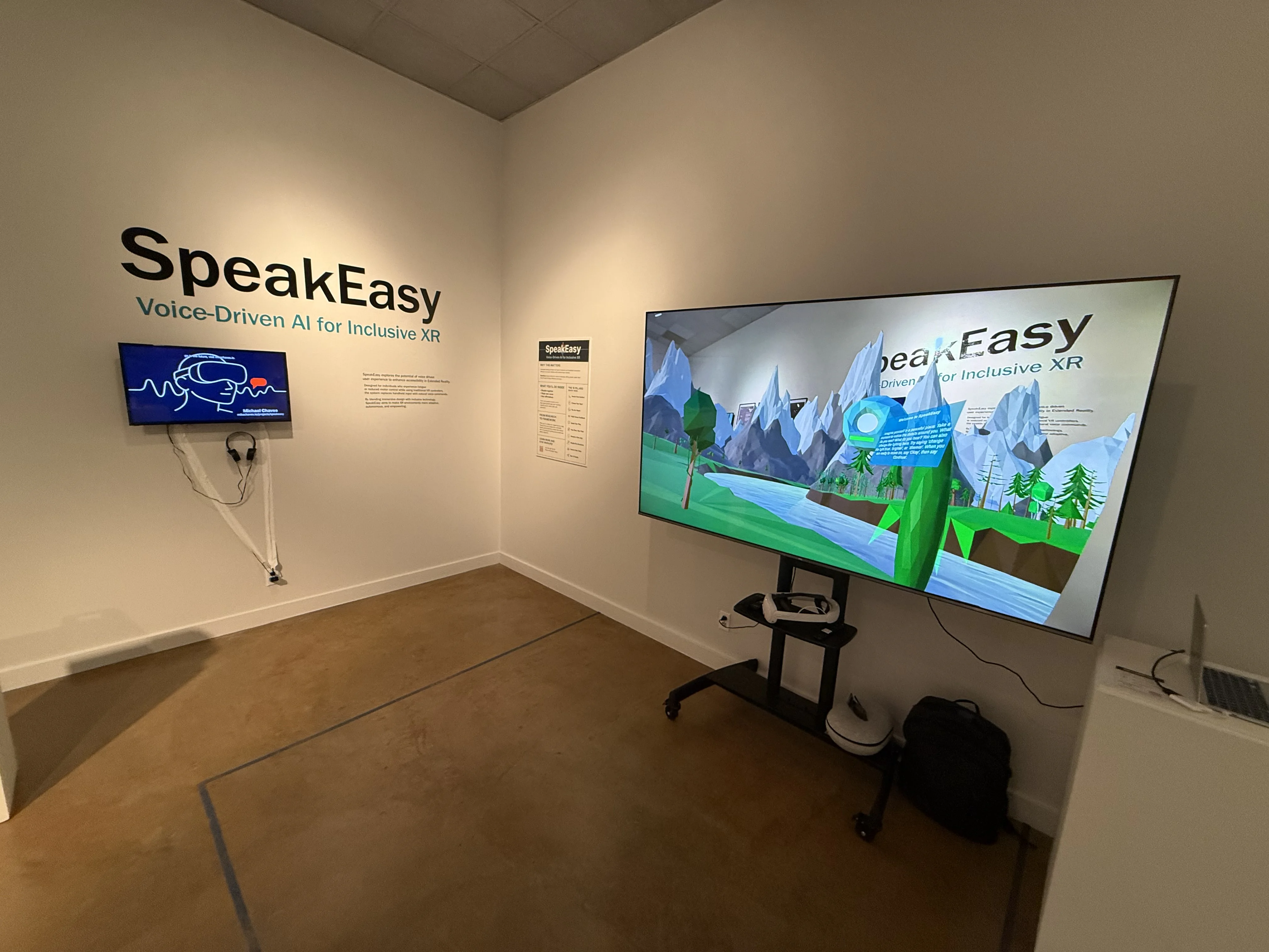 SpeakEasy: Interactive thesis exhibition